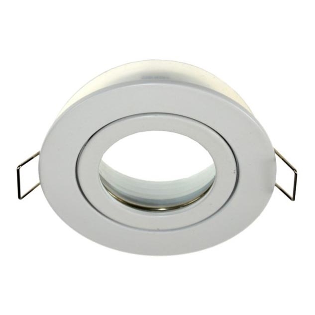 Kylpyhuoneen upotettu valo QUATRO 1xGU10/30W/230V IP54 valkoinen