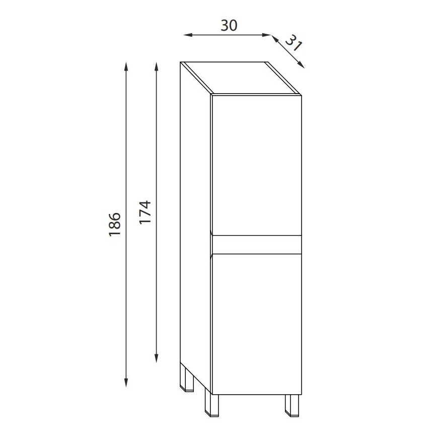 Kylpyhuonekaappi KENWOOD 186 cm Marakesh