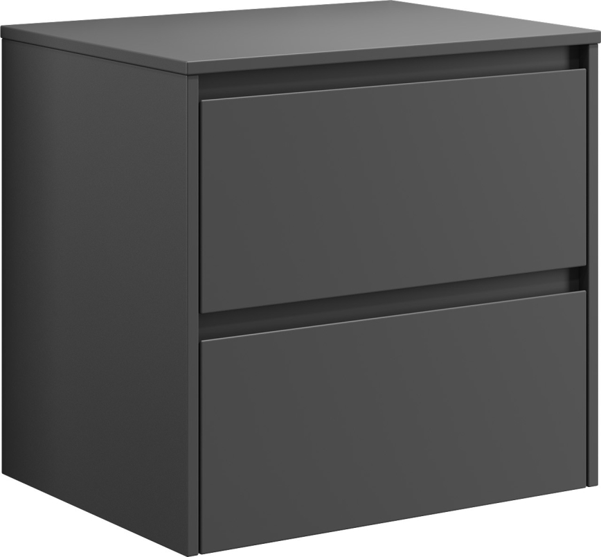 Kylpyhuonekaappi TRONDHEIM 60 cm pesualtaalle, antrasiitti