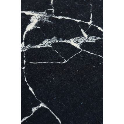 Kylpyhuonematto MARBLE 40x60 cm musta