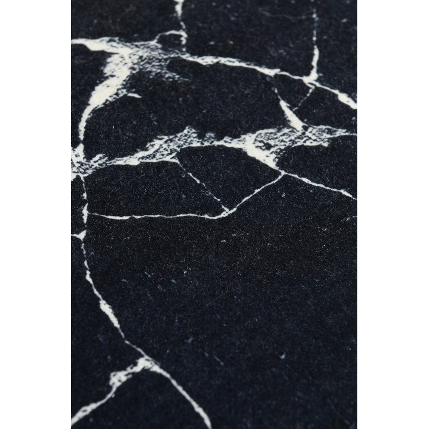 Kylpyhuonematto MARBLE 40x60 cm musta