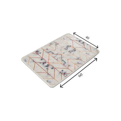 Kylpyhuonematto MOREA 40x60 cm beige