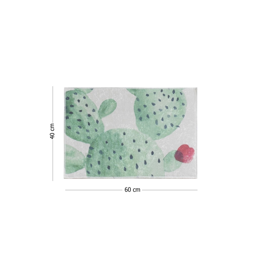 Kylpyhuonematto VIHREÄ 40x60 cm vihreä