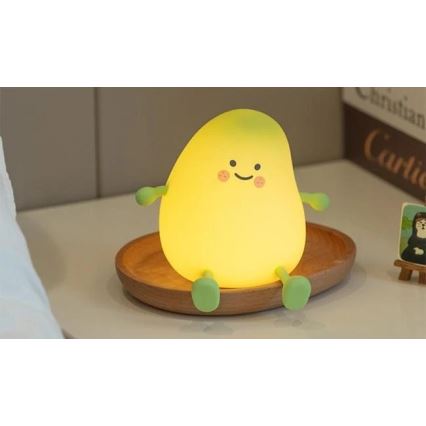 Ladattava himmennettävä lasten LED-yövalo LED/1W/5V 3000K 800 mAh mango