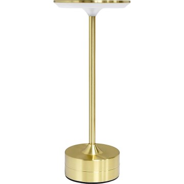 Ladattava kosketusohjattu LED-pöytävalaisin TAVOLO LED/2,5W/5V 2400 mAh 3000-6000K kultainen
