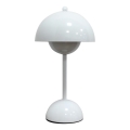 Ladattava kosketusohjattu pöytävalaisin COSTA LED/3W/5V 2400 mAh 3000-6000K valkoinen