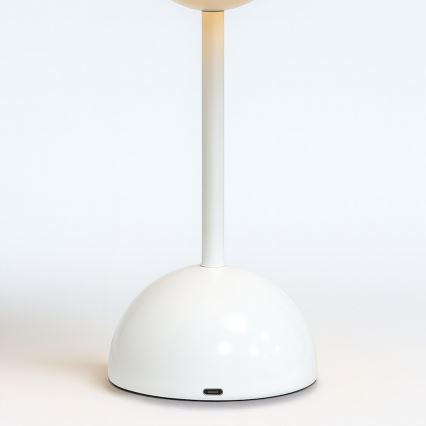 Ladattava kosketusohjattu pöytävalaisin COSTA LED/3W/5V 2400 mAh 3000-6000K valkoinen