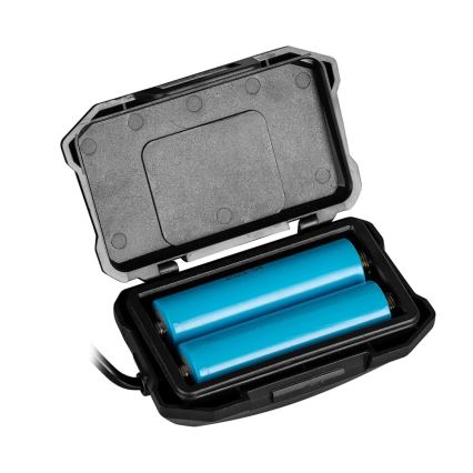 LED Himmennettävä ladattava otsalamppu anturilla virta pankki -toiminto ja punainen valo LED/10W/5V IP44 1200 kiiltävä 4000 mAh