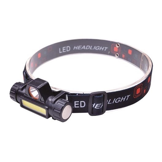 Ladattava LED-ajovalaisin LED/3W/COB/USB