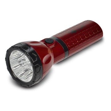 Ladattava LED-taskulamppu 9xLED/4V 800mAh plug-in