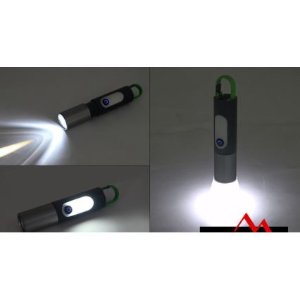 Ladattava LED-taskulamppu LED/10W/3,7V 750 lm 10h