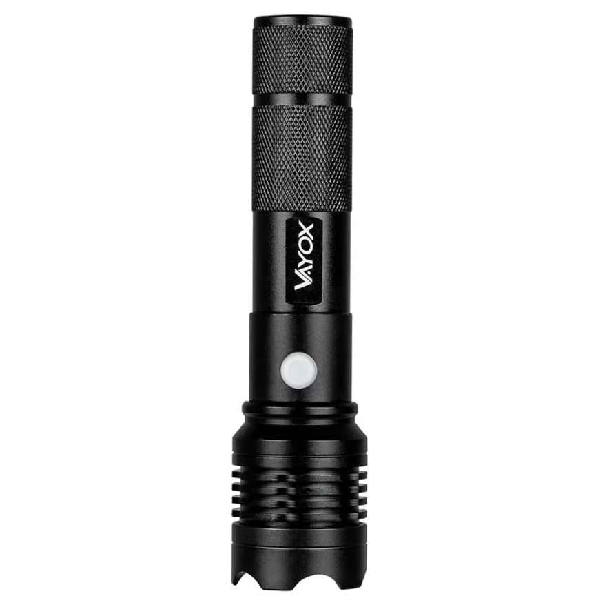 Ladattava LED-taskulamppu LED/10W/5V IPX4 800 kiiltävä 1200 mAh