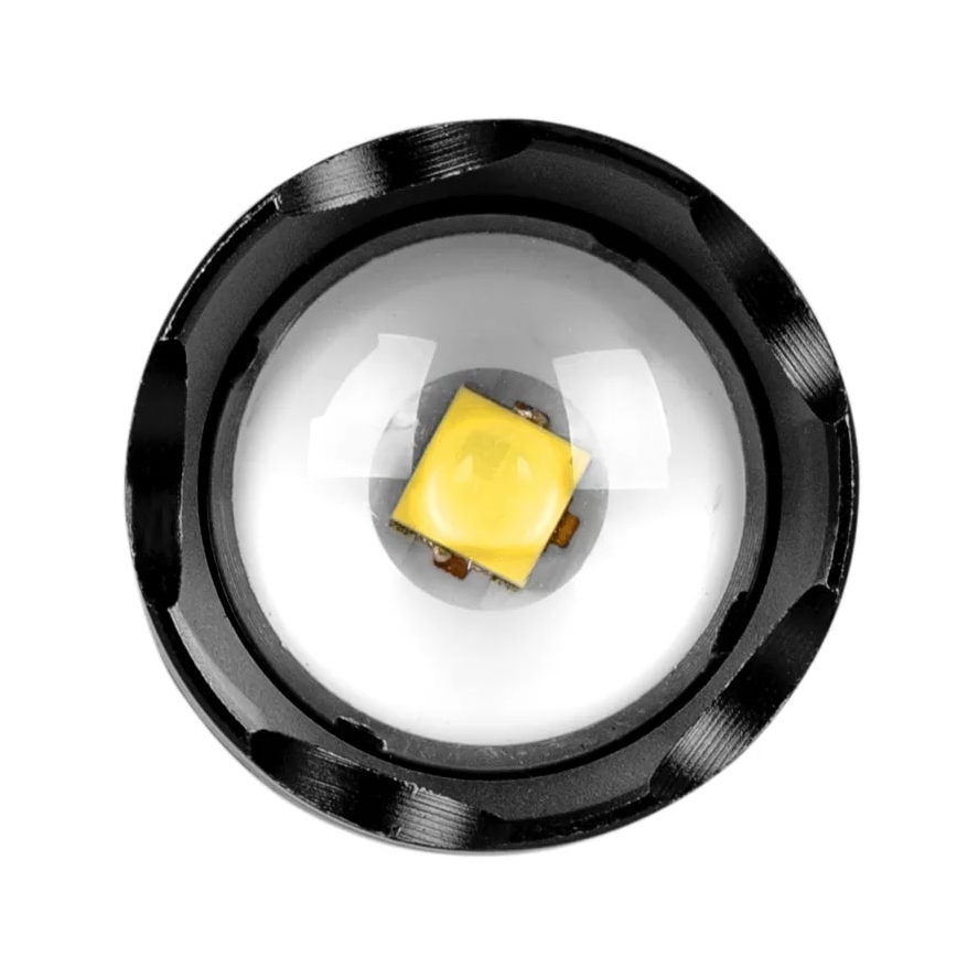 Ladattava LED-taskulamppu LED/10W/5V IPX4 800 kiiltävä 1200 mAh
