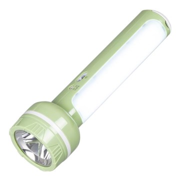 Ladattava LED-taskulamppu LED/1W/230V 330 kiiltävä 1000 mAh