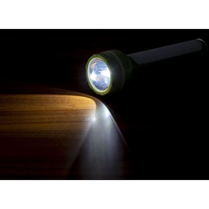 Ladattava LED-taskulamppu LED/1W/230V 330 kiiltävä 1000 mAh