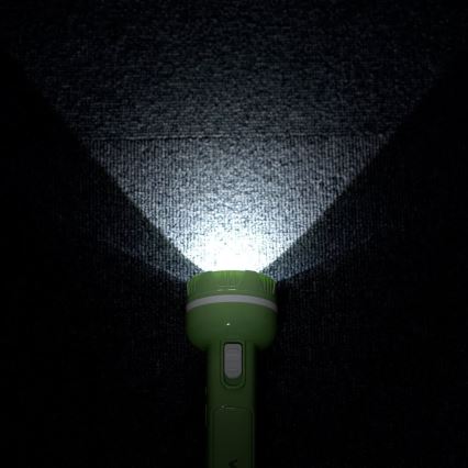 Ladattava LED-taskulamppu LED/1W/230V 330 kiiltävä 1000 mAh