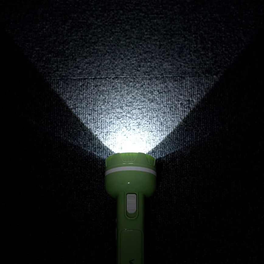 Ladattava LED-taskulamppu LED/1W/230V 330 kiiltävä 1000 mAh