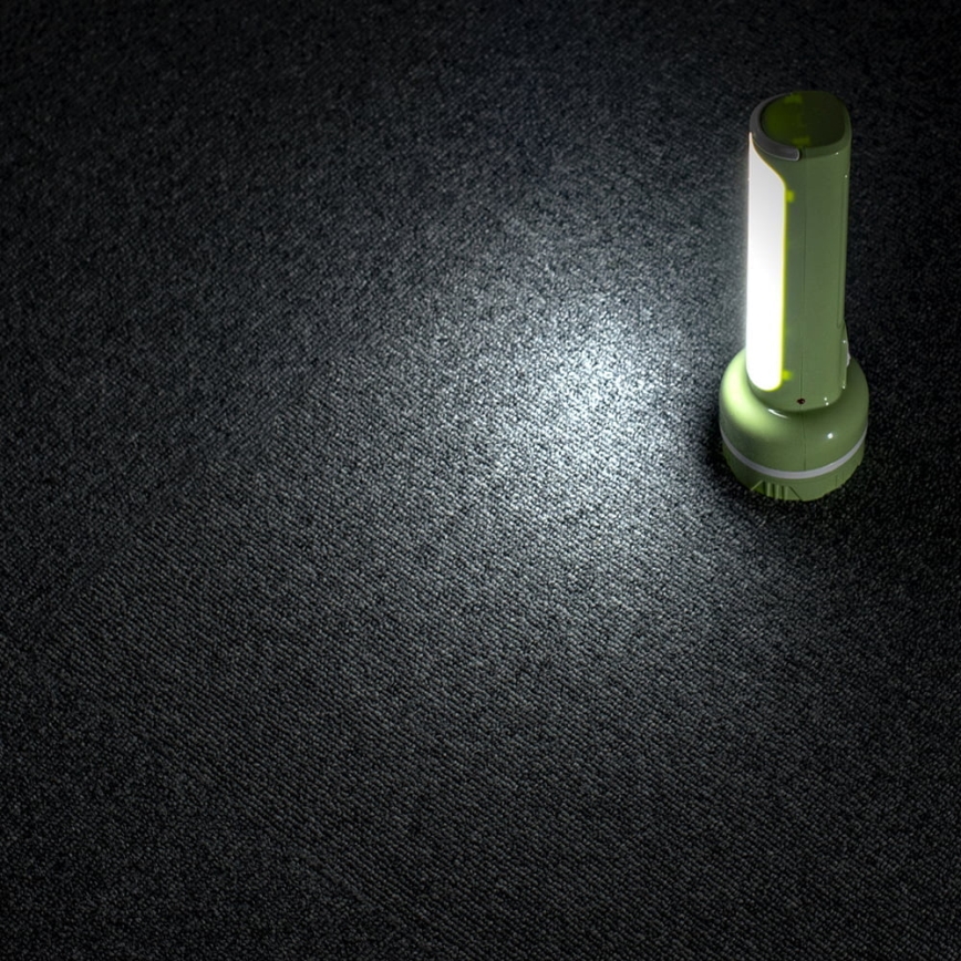 Ladattava LED-taskulamppu LED/1W/230V 330 kiiltävä 1000 mAh