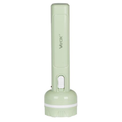 Ladattava LED-taskulamppu LED/1W/230V 330 kiiltävä 1000 mAh