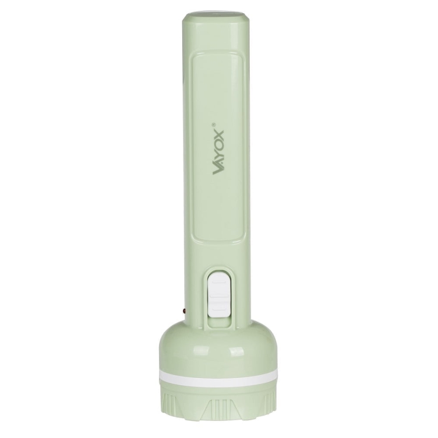 Ladattava LED-taskulamppu LED/1W/230V 330 kiiltävä 1000 mAh