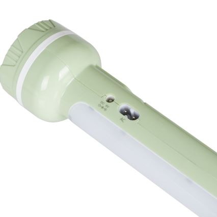Ladattava LED-taskulamppu LED/1W/230V 330 kiiltävä 1000 mAh
