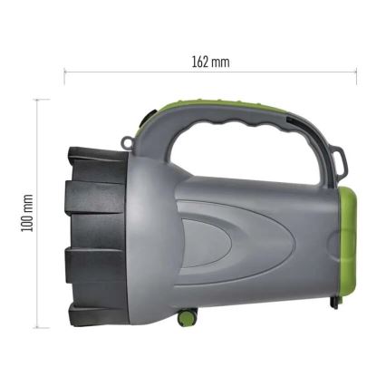 Ladattava LED-taskulamppu LED/3,7V 300 lm 2400mAh