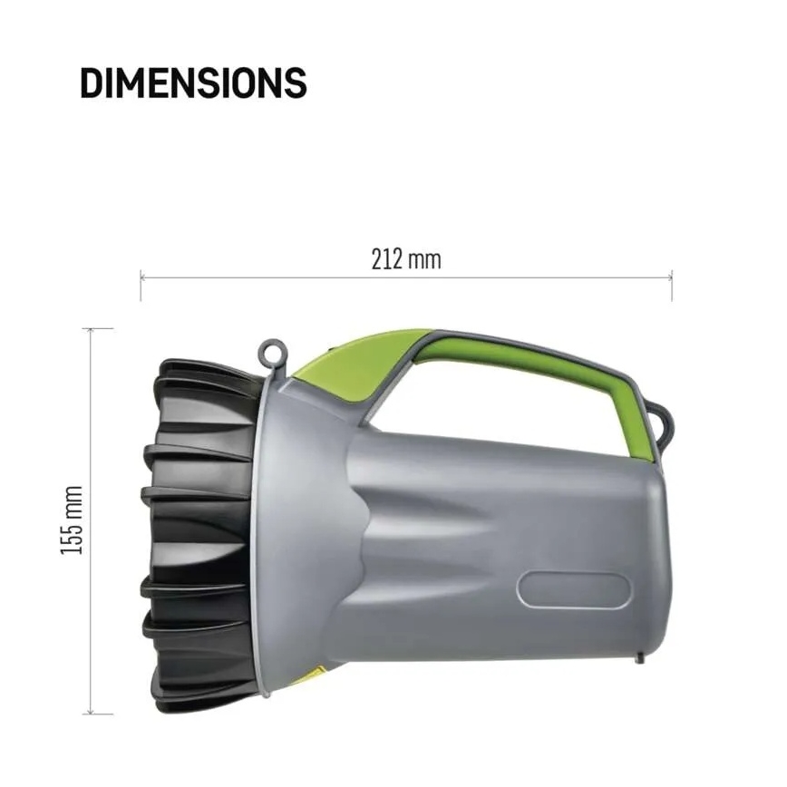 Ladattava LED-taskulamppu LED/3,7V 4000 mAh