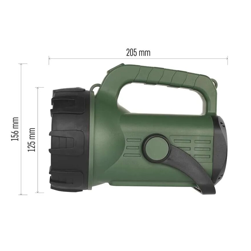 Ladattava LED-taskulamppu LED/3,7V IP43 700 lm 3600mAh