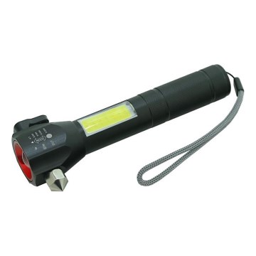 Ladattava LED-taskulamppu LED/3W/5V 200 lm 1200 mAh