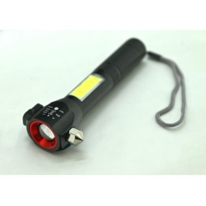 Ladattava LED-taskulamppu LED/3W/5V 200 lm 1200 mAh