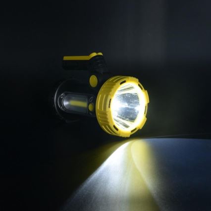 Ladattava LED-taskulamppu LED/5W/4000mAh + LED/3W