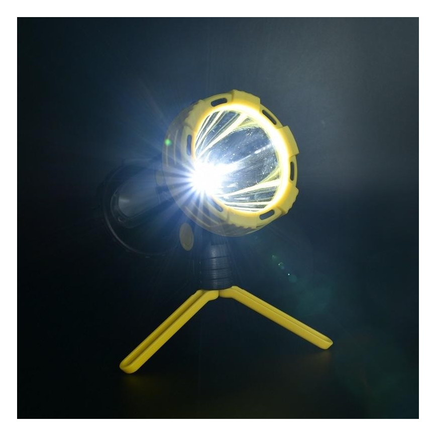 Ladattava LED-taskulamppu LED/5W/4000mAh + LED/3W