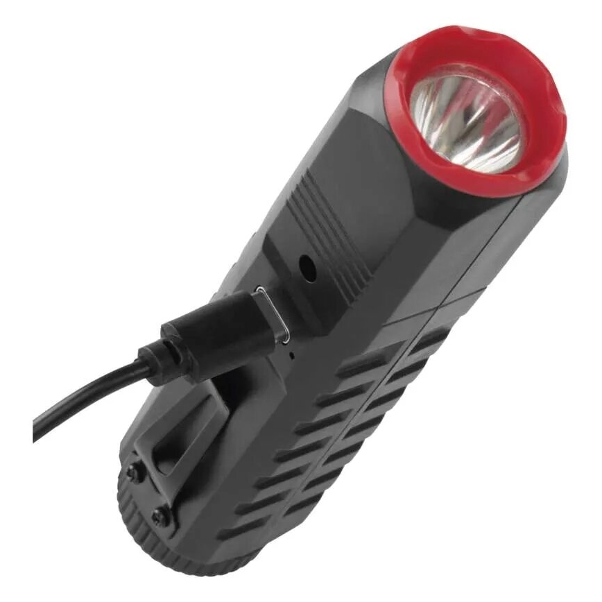 Ladattava LED-taskulamppu LED/USB/3,7V 120 lm 400 mAh