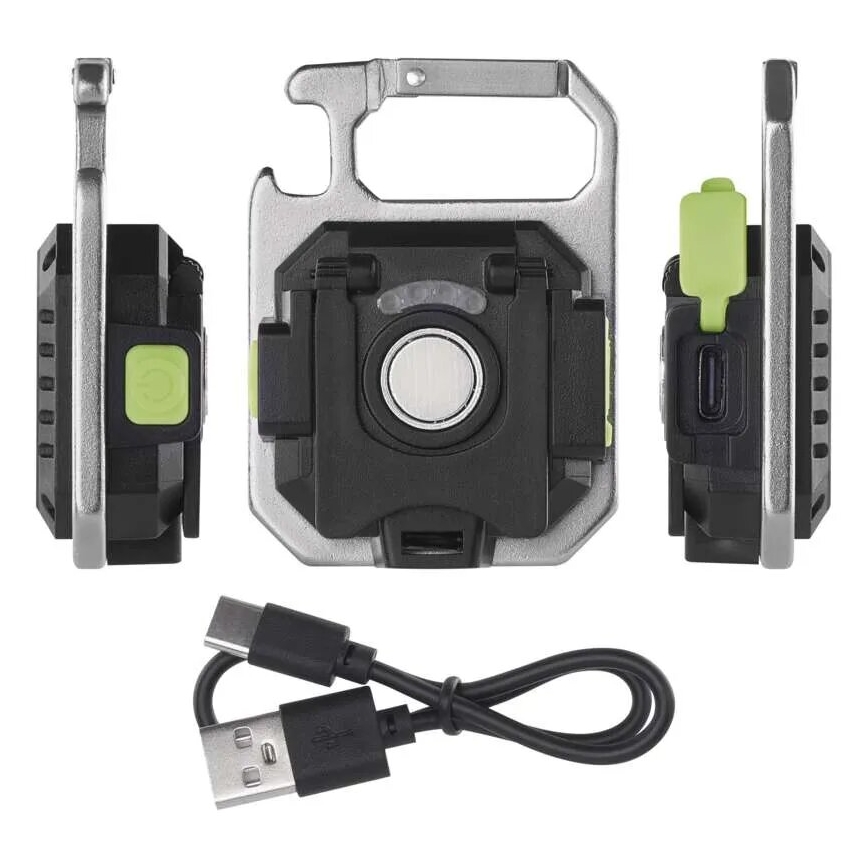 Ladattava LED-taskulamppu LED/USB/3,7V 750 lm 500 mAh