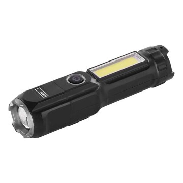 Ladattava LED-taskulamppu LED/USB/3,7V IP44 150 lm 1200mAh