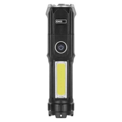 Ladattava LED-taskulamppu LED/USB/3,7V IP44 150 lm 1200mAh