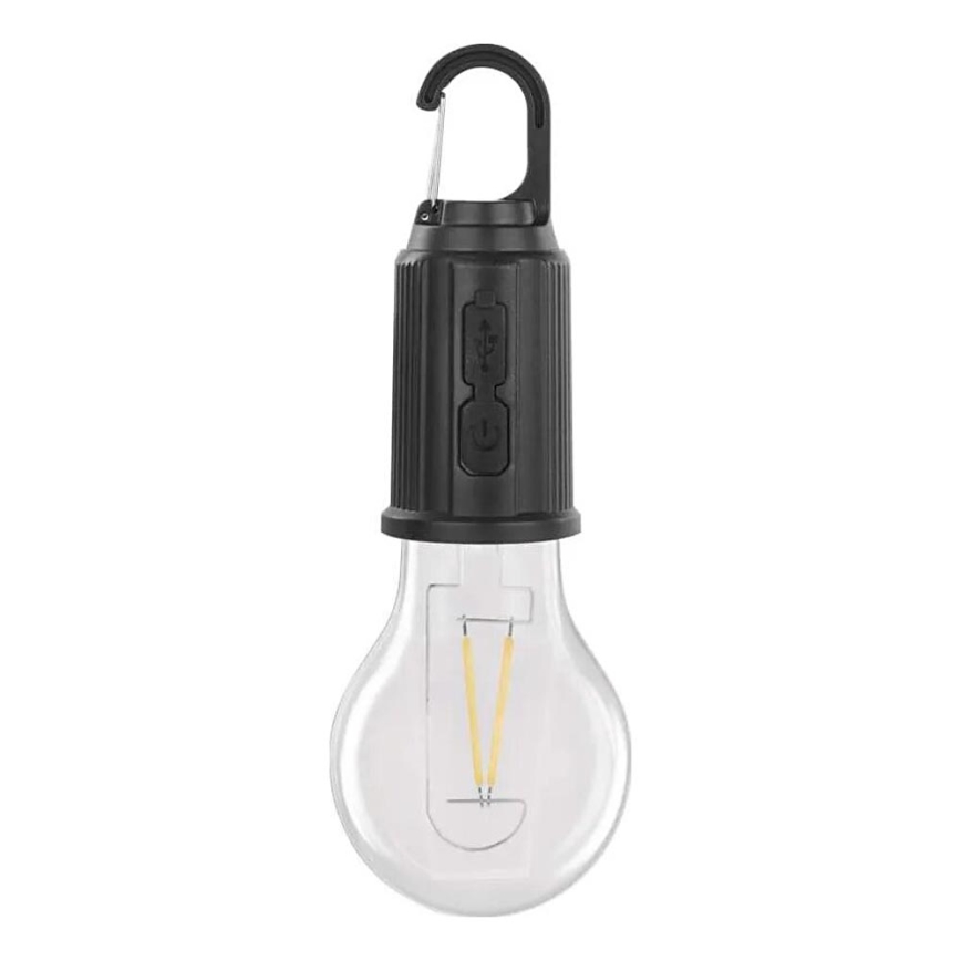 Ladattava LED-taskulamppu LED/USB IP44 90 lm 400mAh