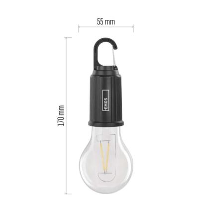 Ladattava LED-taskulamppu LED/USB IP44 90 lm 400mAh