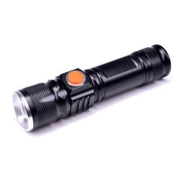 Ladattava LED-taskulamppu USB LED/3W/3,7V IP44