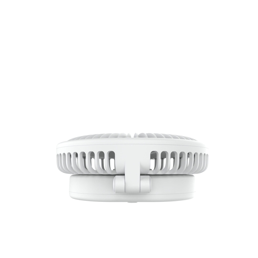 Ladattava pöytätuuletin 10W/5V 2400 mAh valkoinen