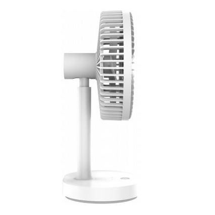 Ladattava pöytätuuletin LED-lampulla 3000mA / 3,7V microUSB