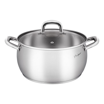 Lamart - Kattila kannella 22 cm ruostumaton teräs