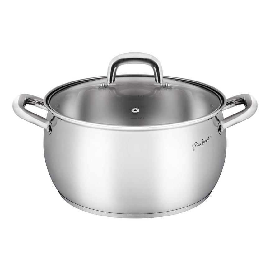 Lamart - Kattila kannella 24 cm ruostumaton teräs