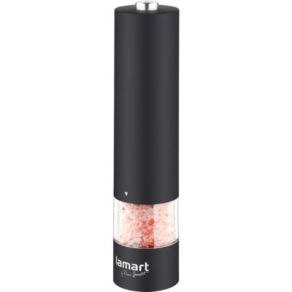 Lamart - Sähköinen maustemylly 4xAA musta