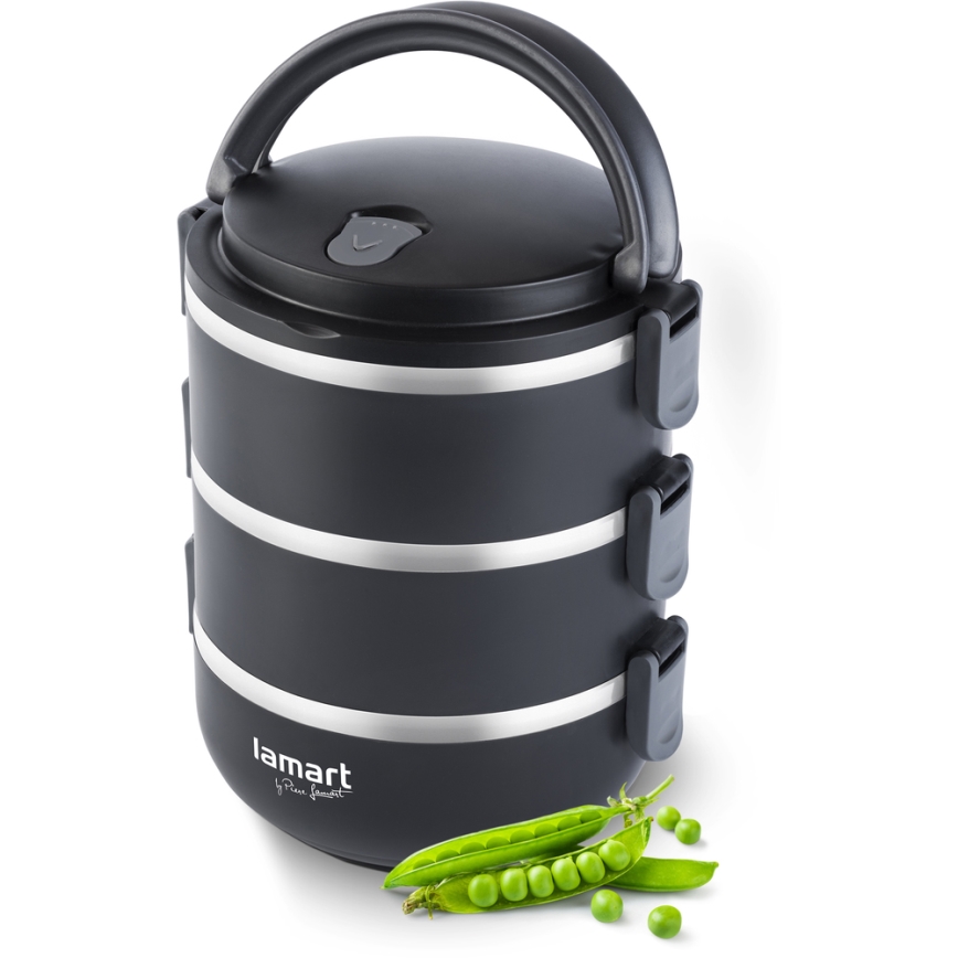 Lamart - Thermo ruokasäiliö 1,8 l musta