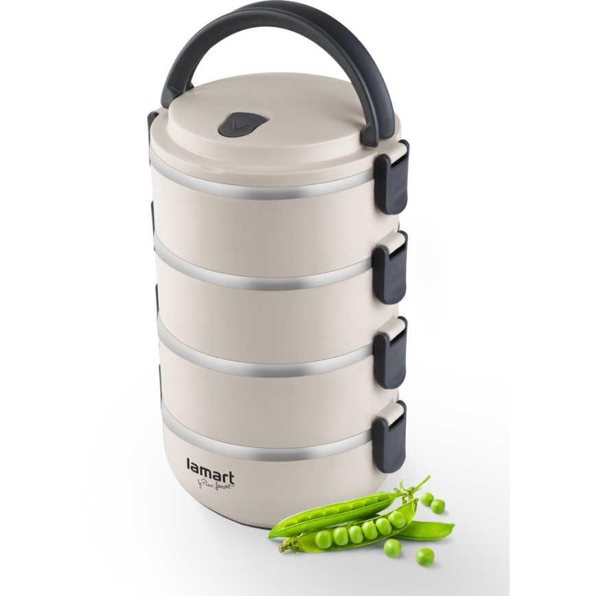 Lamart - Thermo ruokasäiliö 2,4 l beige