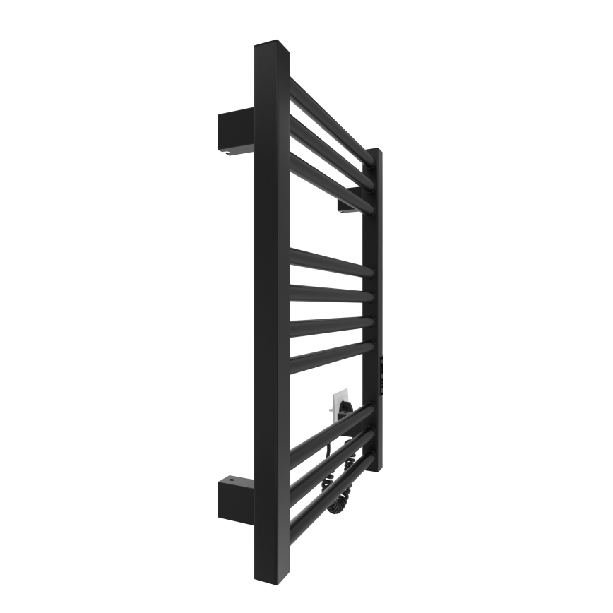 Lämmitetty pyyhekuivain tikkailla HF DERBY 100W/230V 57x43 cm musta