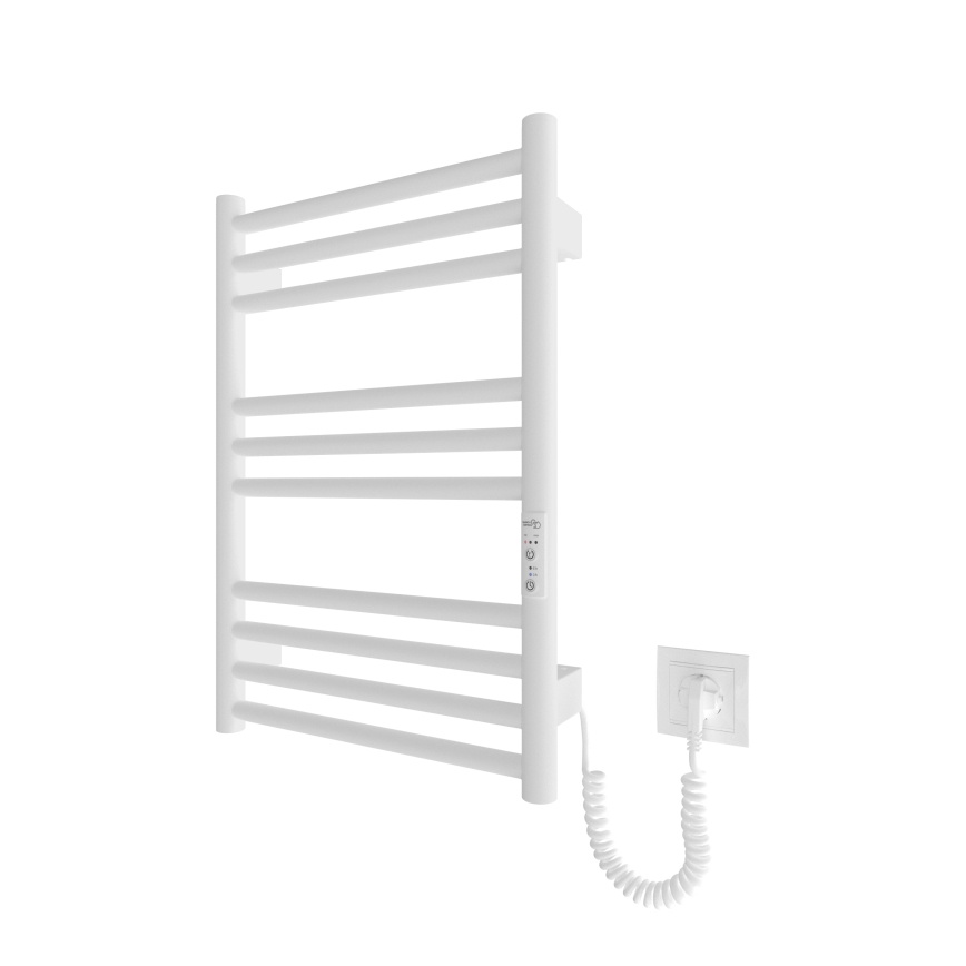 Lämmitetty pyyhekuivain tikkailla HF GREENWICH 100W/230V 57x43 cm valkoinen pyöreä