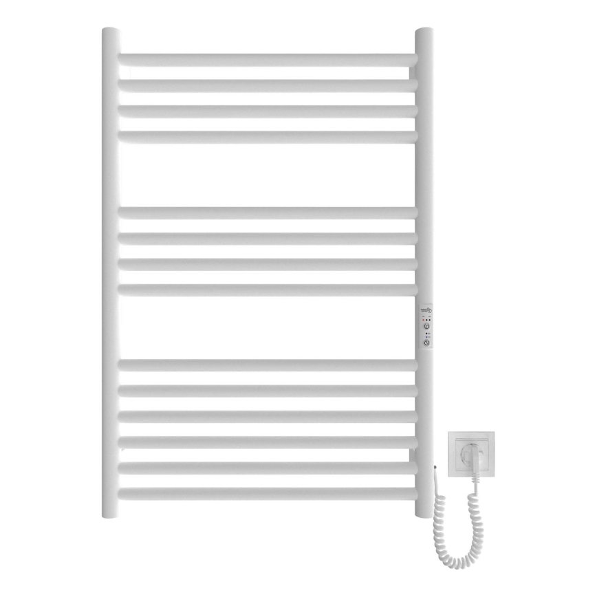 Lämmitetty pyyhekuivain tikkailla HF GREENWICH 170W/230V 77x53 cm valkoinen pyöreä
