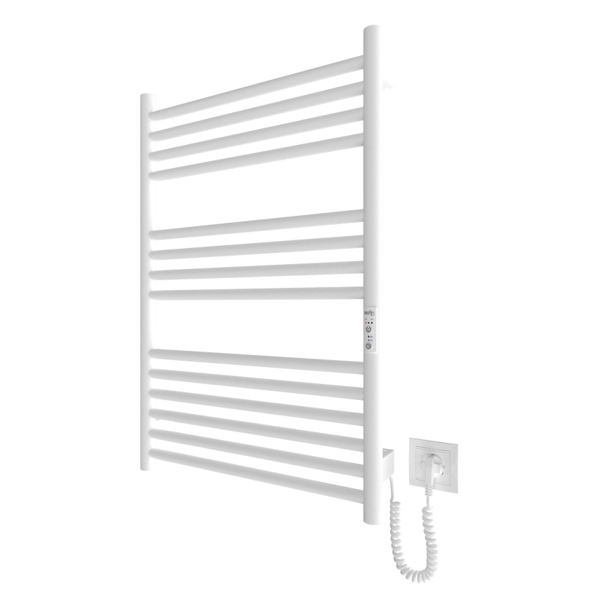 Lämmitetty pyyhekuivain tikkailla HF GREENWICH 170W/230V 77x53 cm valkoinen pyöreä